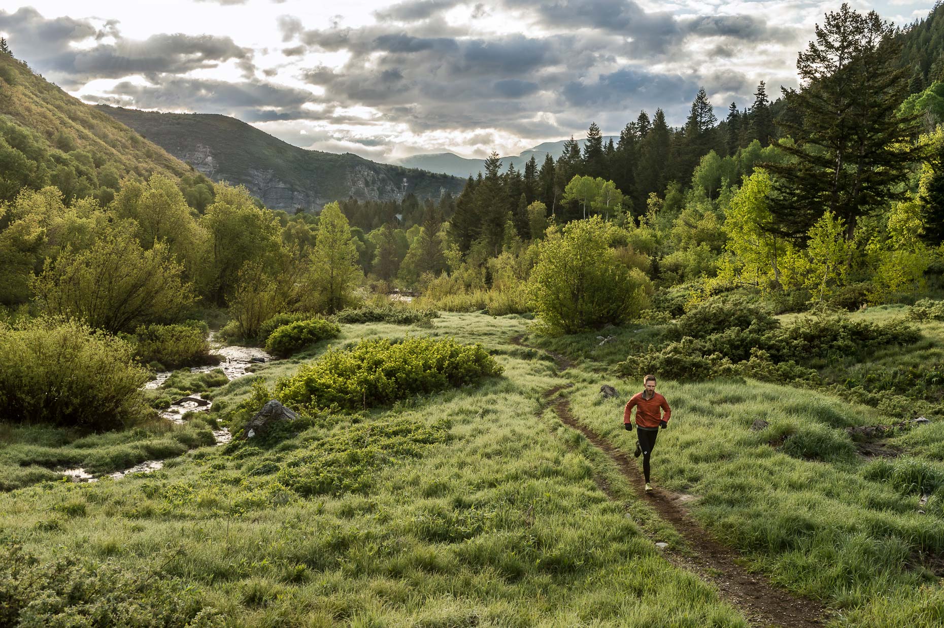 Sports Photography - Trail running in Sundance, Utah