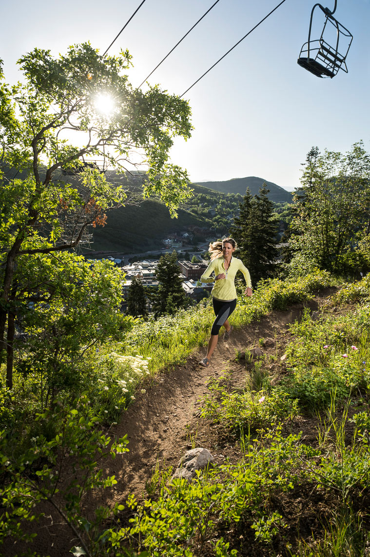 Sports Photography - Trail Running in Park City, Utah